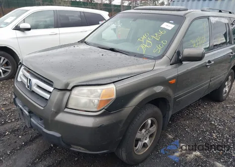 2006 Honda Pilot Ex-L z USA, uszkodzony, nr VIN 5FNYF18756B017282